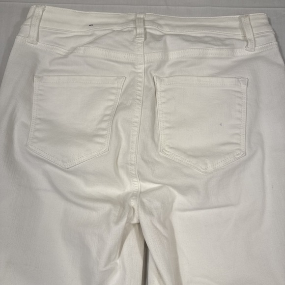 JEANS SKINNY JEGGINGS Talbots WOMENS 4P White Stretch Denim Mid Rise Jegging‎ - Picture 7 of 8